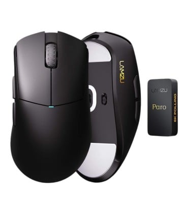 LAMZU PARO AURORA Charbon Noir – Souris de jeu 48 g 8K
