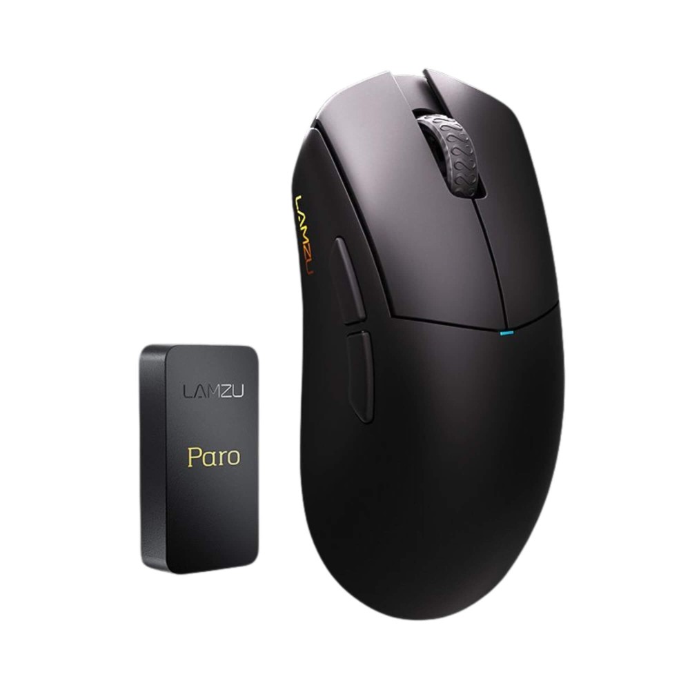 LAMZU PARO AURORA Charcoal Black – 48 g 8K Gaming Maus