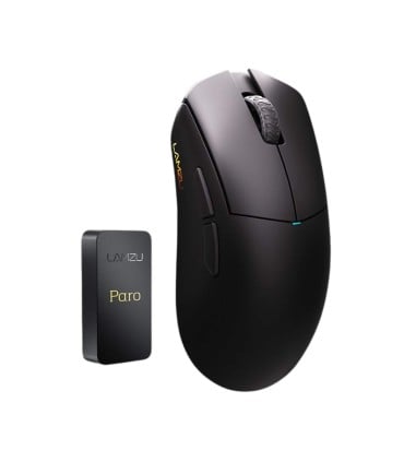 LAMZU PARO AURORA Charbon Noir – Souris de jeu 48 g 8K