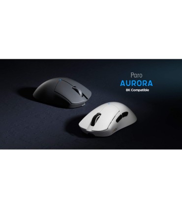 LAMZU PARO AURORA Charbon Noir – Souris de jeu 48 g 8K
