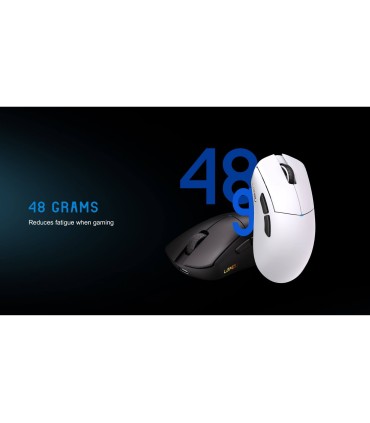 LAMZU PARO AURORA Polar White – Souris de jeu 8K 48g