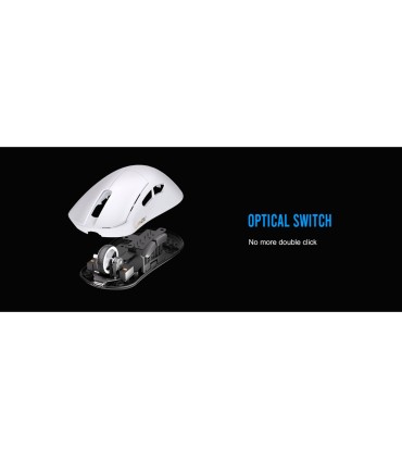 LAMZU PARO AURORA Polar White – 8K Gaming Maus 48g