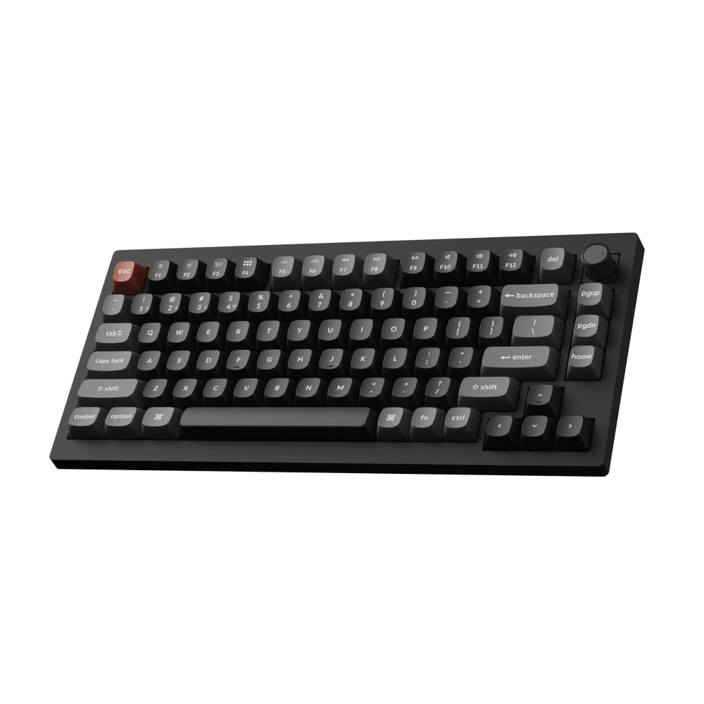Keychron V1 Ultra Noir Rouge (US) – Batterie 8K & 660h