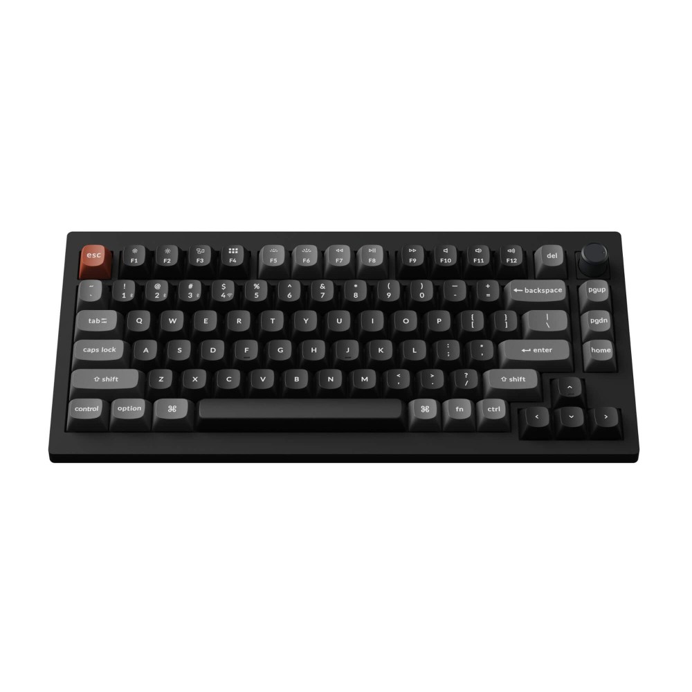 Keychron V1 Ultra Noir Rouge (US) – Batterie 8K & 660h