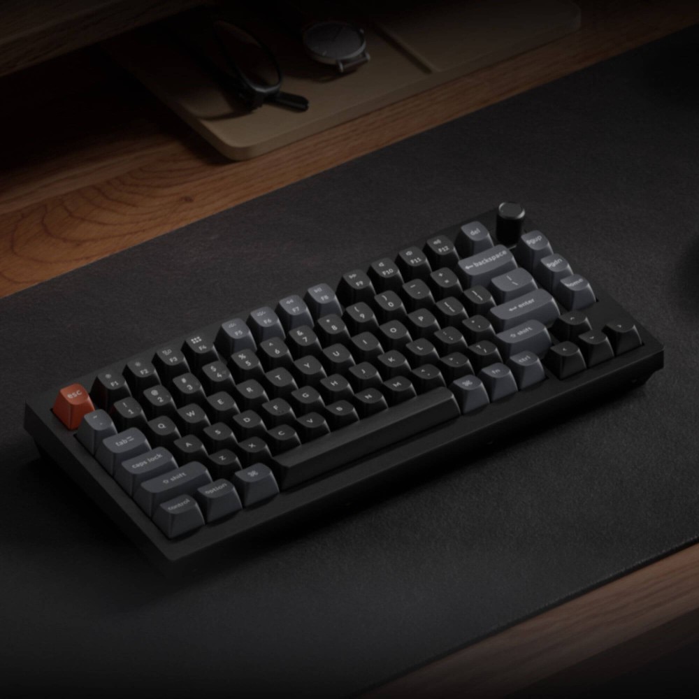 Keychron V1 Ultra Black Brown (US) – 8K Wireless & 660h Battery