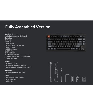Keychron V1 Ultra Black Banana (US) – 8K & 660h