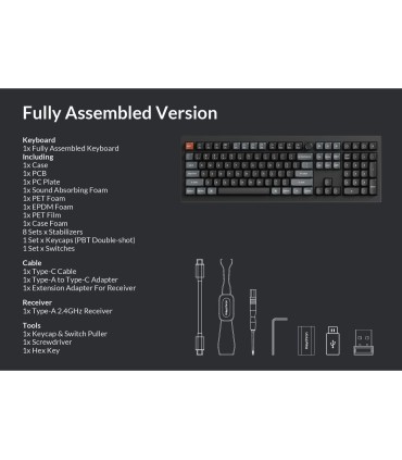 Keychron V6 Ultra 8K ANSI-US – 8000 Hz Wireless Tastatur