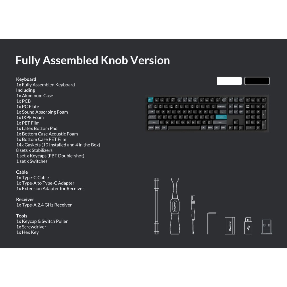 Keychron Q6 Ultra 8K Keyboard ANSI– Aluminium Custom Tastatur 8000 Hz