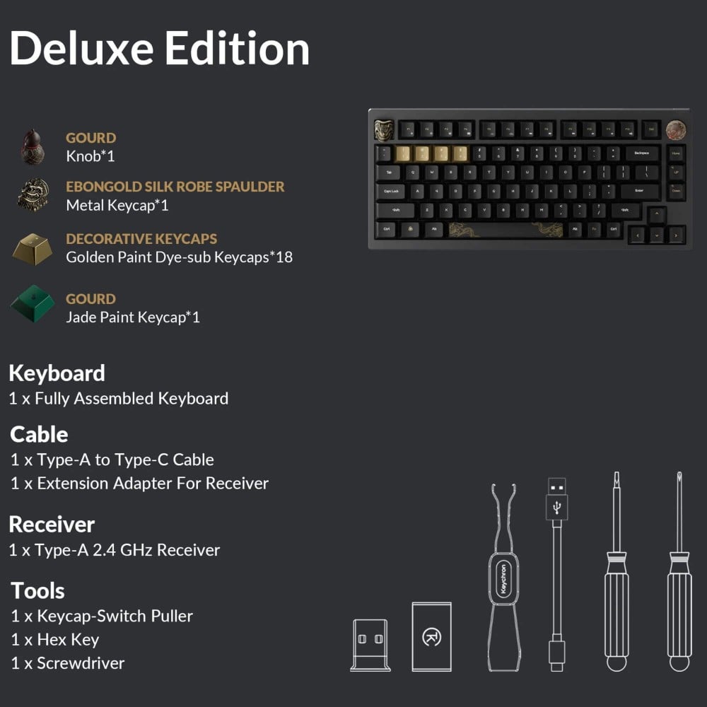 Black Myth Wukong Deluxe Keyboard – Limitierte 75% Gaming Tastatur