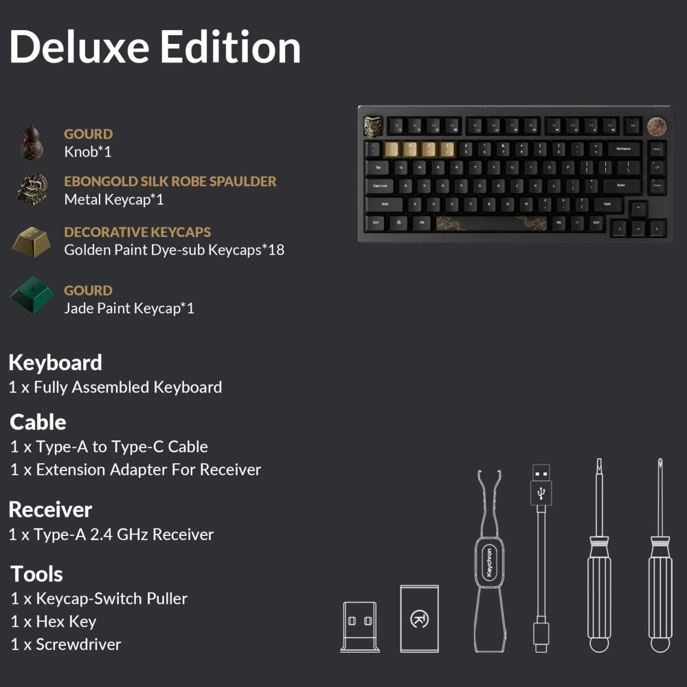Black Myth Wukong Deluxe Keyboard – Limitierte 75% Gaming Tastatur