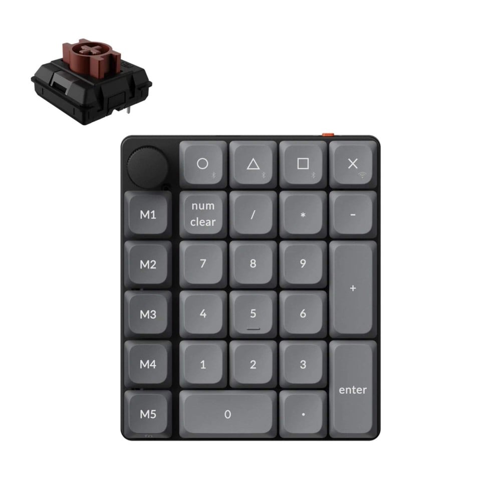 Keychron K0 Max Black QMK Brown Switch NumberPad