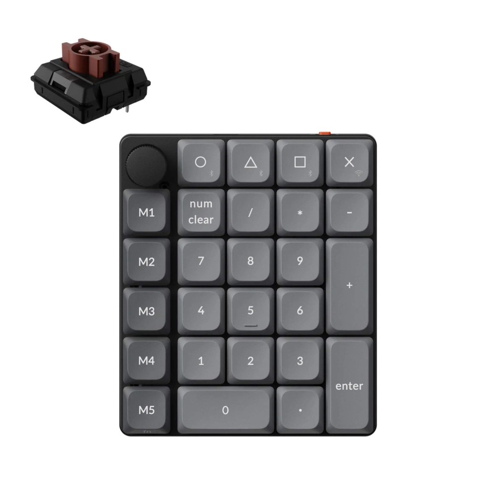 Keychron K0 Max Noir QMK Brown Switch Pad