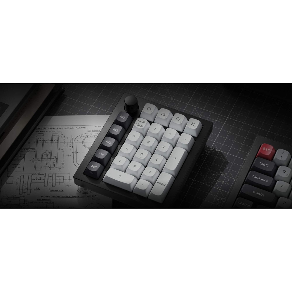 Keychron Q0 HE Number Pad Black – Magnetic Switches & Rapid Triggers