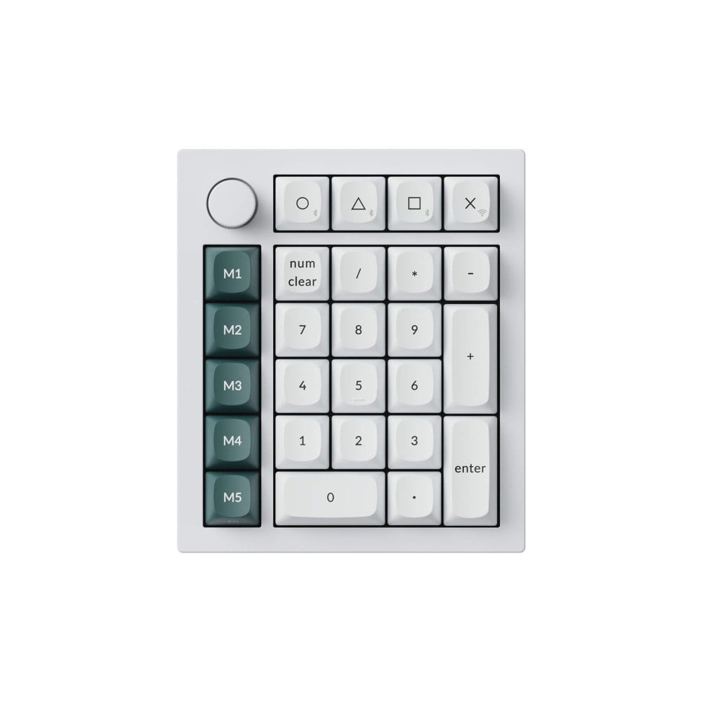 Keychron Q0 HE Number Pad White – Magnetic Switches & Rapid Triggers