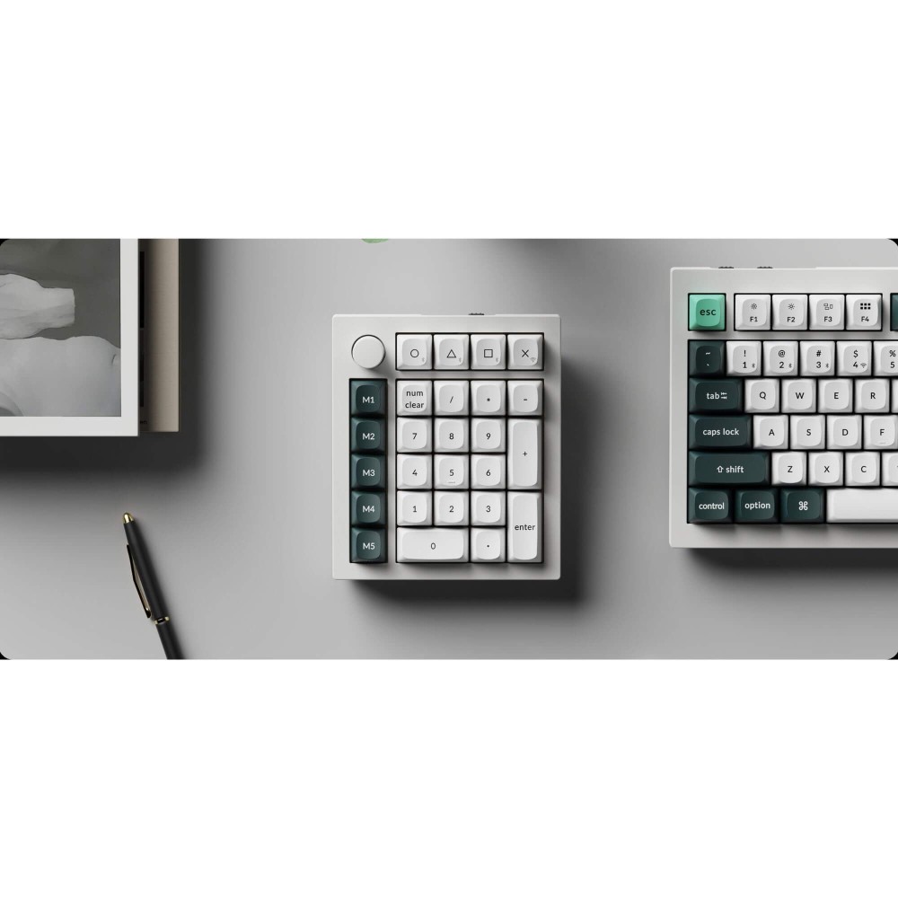Keychron Q0 HE Number Pad Weiss – Magnetische Switches & Rapid Trigger