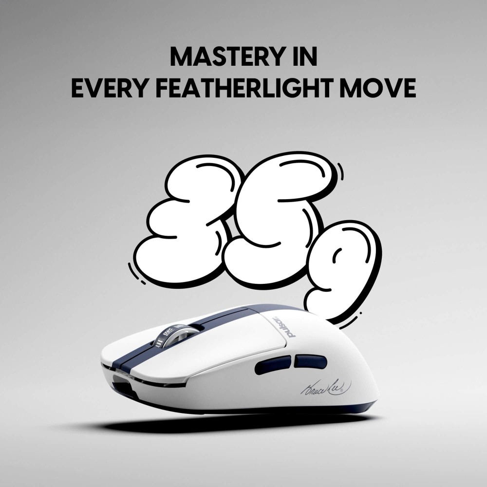 Pulsar X2 CrazyLight Mini Bruce Lee Gaming Mouse avec 8K Hz