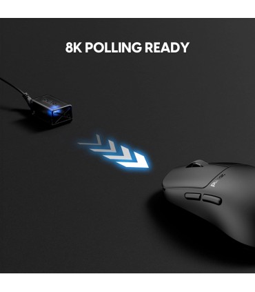 Pulsar X2N CrazyLight Souris de jeu moyenne 43G capteur 8K