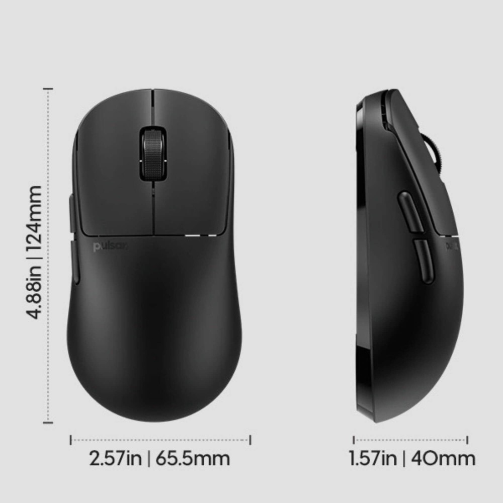 Pulsar X2N CrazyLight Souris de jeu moyenne 43G capteur 8K
