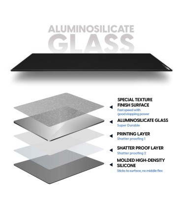 Pulsar Superglide 3 Tapis de souris en verre L – Vitesse et contrôle