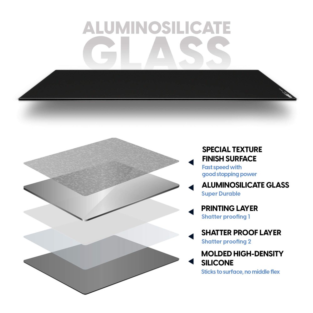 Pulsar Superglide 3 XL tapis de souris en verre – Vitesse & Contrôle