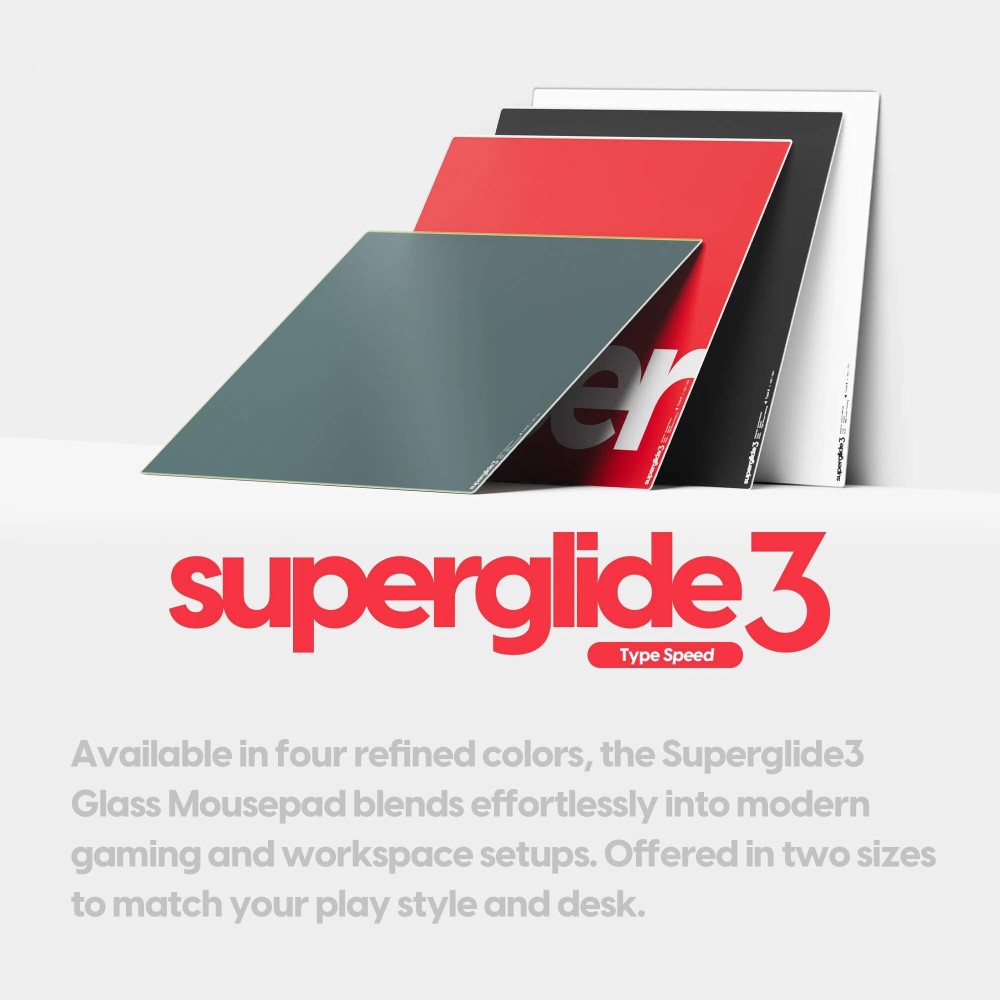 Pulsar Superglide 3 XL tapis de souris en verre – Vitesse & Contrôle