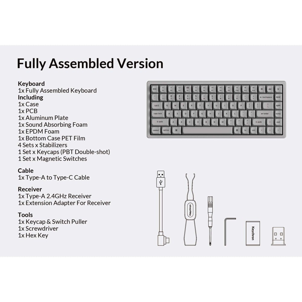 Keychron K2 HE Concrete Edition – Magnetic Gaming Keyboard