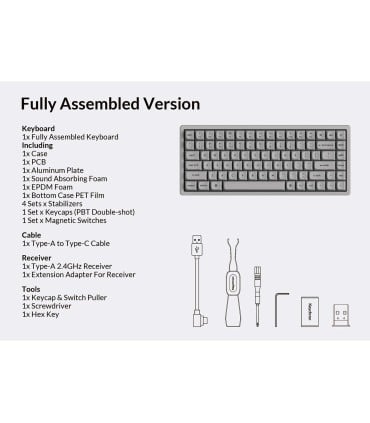 Keychron K2 HE Concrete Edition – Magnetic Gaming Keyboard