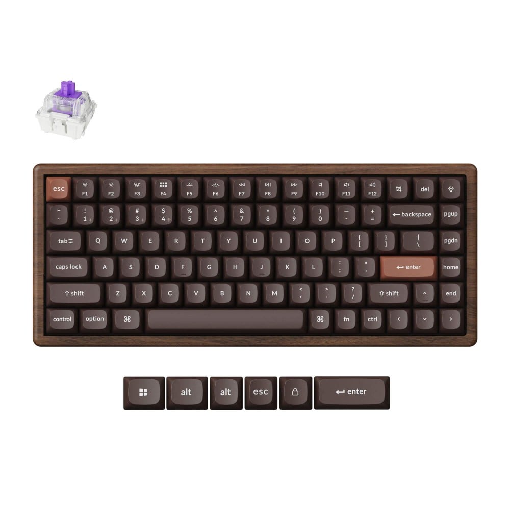 Keychron K2 HE All Wood Edition Magnetic Switch (États-Unis)