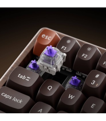 Keychron K2 HE All-Wood – Magnetische Holz Tastatur