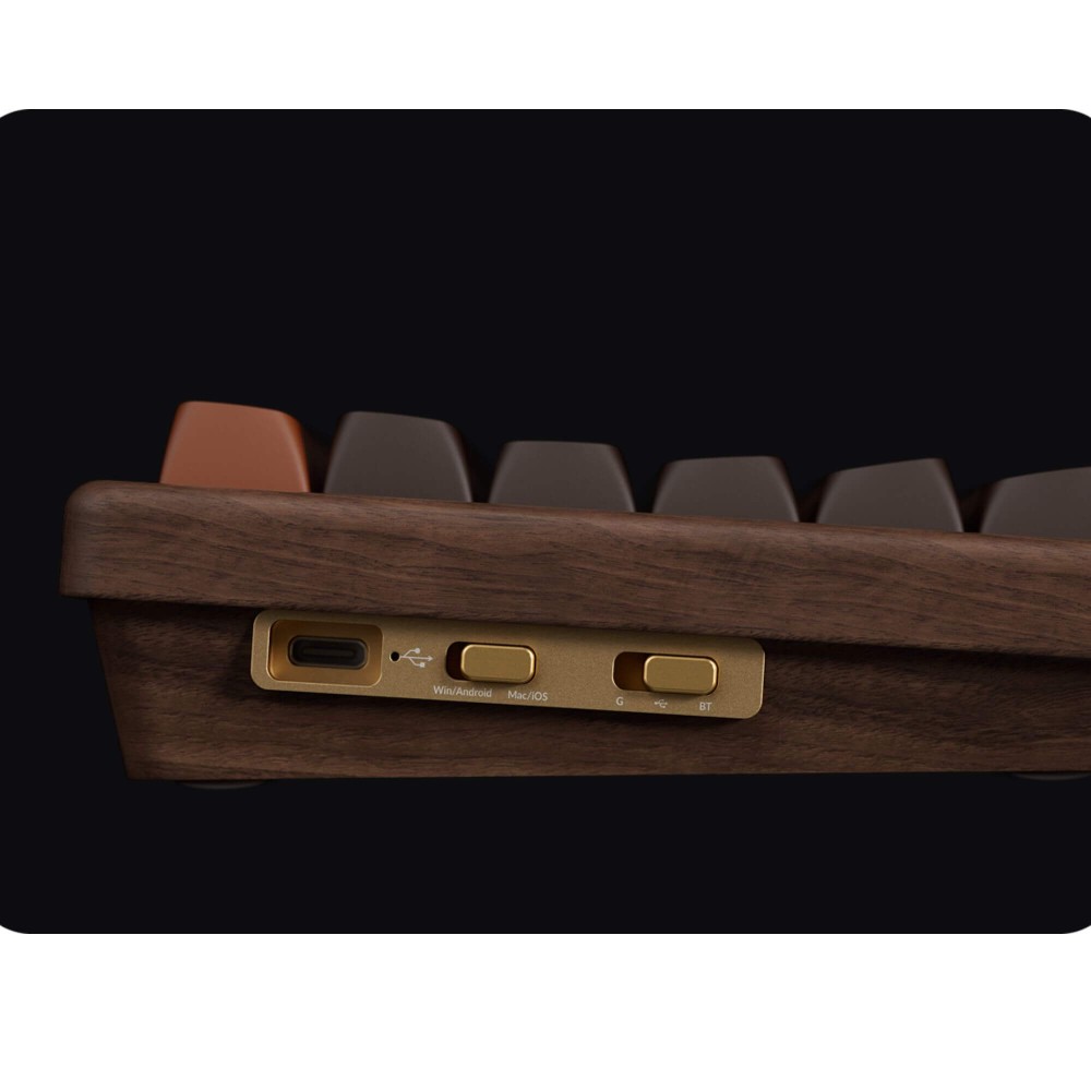 Keychron K2 HE Tout bois – Clavier magnétique en bois