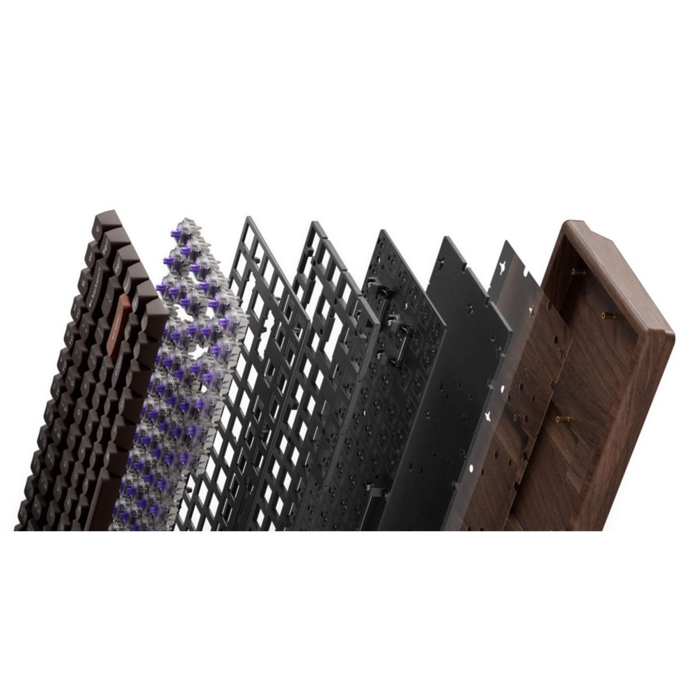 Keychron K2 HE All-Wood – Magnetische Holz Tastatur