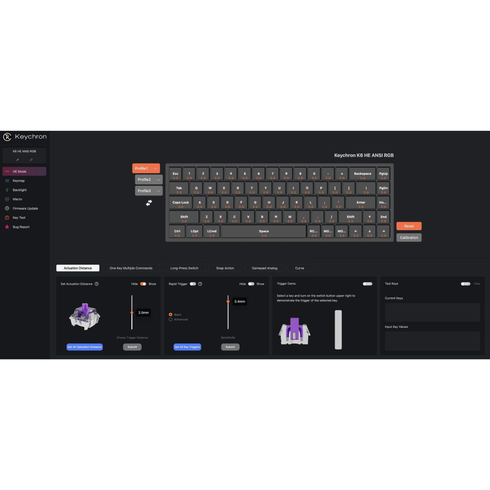 Keychron K6 HE Black Special Edition Magnetic Gaming Keyboard