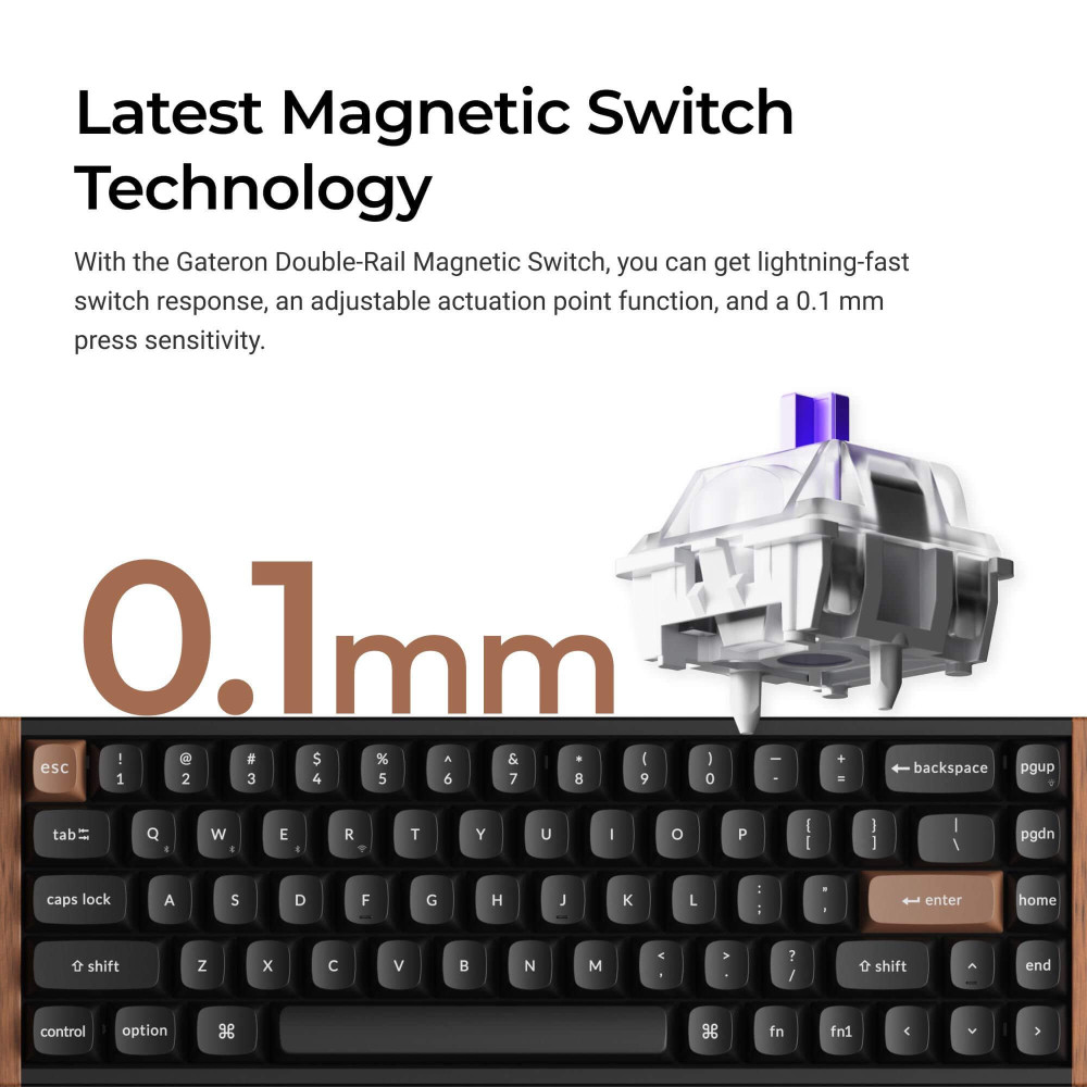 Keychron K6 HE Black Special Edition Magnetic Gaming Keyboard