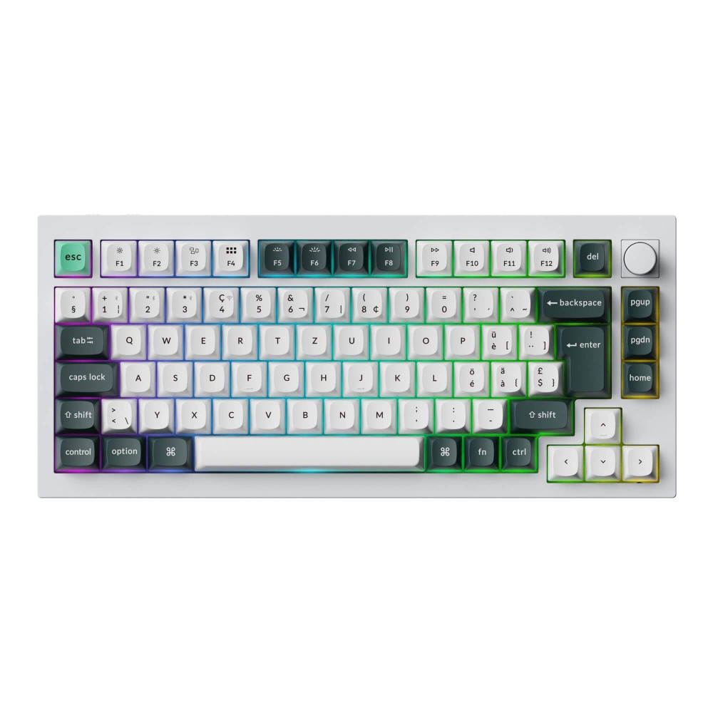 Keychron Q1 HE ISO-CH White – Clavier de jeu magnétique