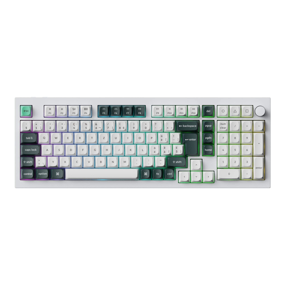Keychron Q5 HE ISO-CH White – Wireless Hall-Effect Keyboard