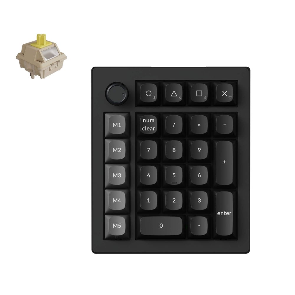 Keychron V0 Ultra 8K Black Number Pad Banana Switch