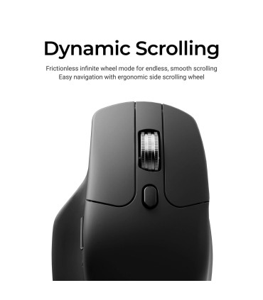 Keychron M6 Wireless 8K Mouse Black | PixArt 3950 & 8000 Hz