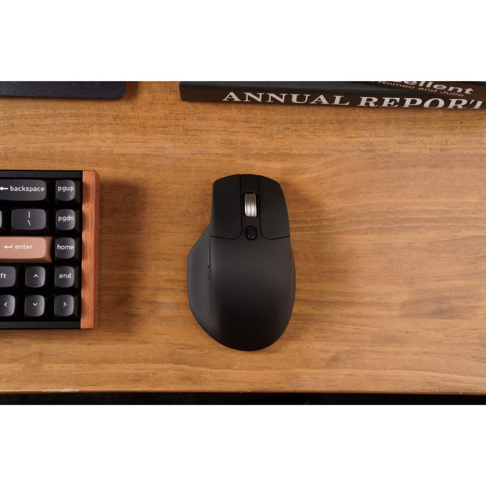 Keychron Souris sans fil 1K M6 noir | Souris ergonomique