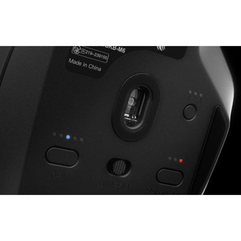 Keychron Souris sans fil 1K M6 noir | Souris ergonomique