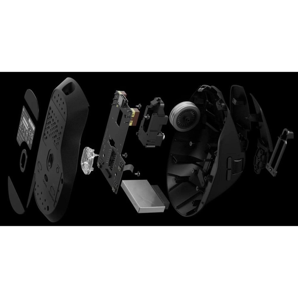 Keychron Souris sans fil 1K M6 noir | Souris ergonomique