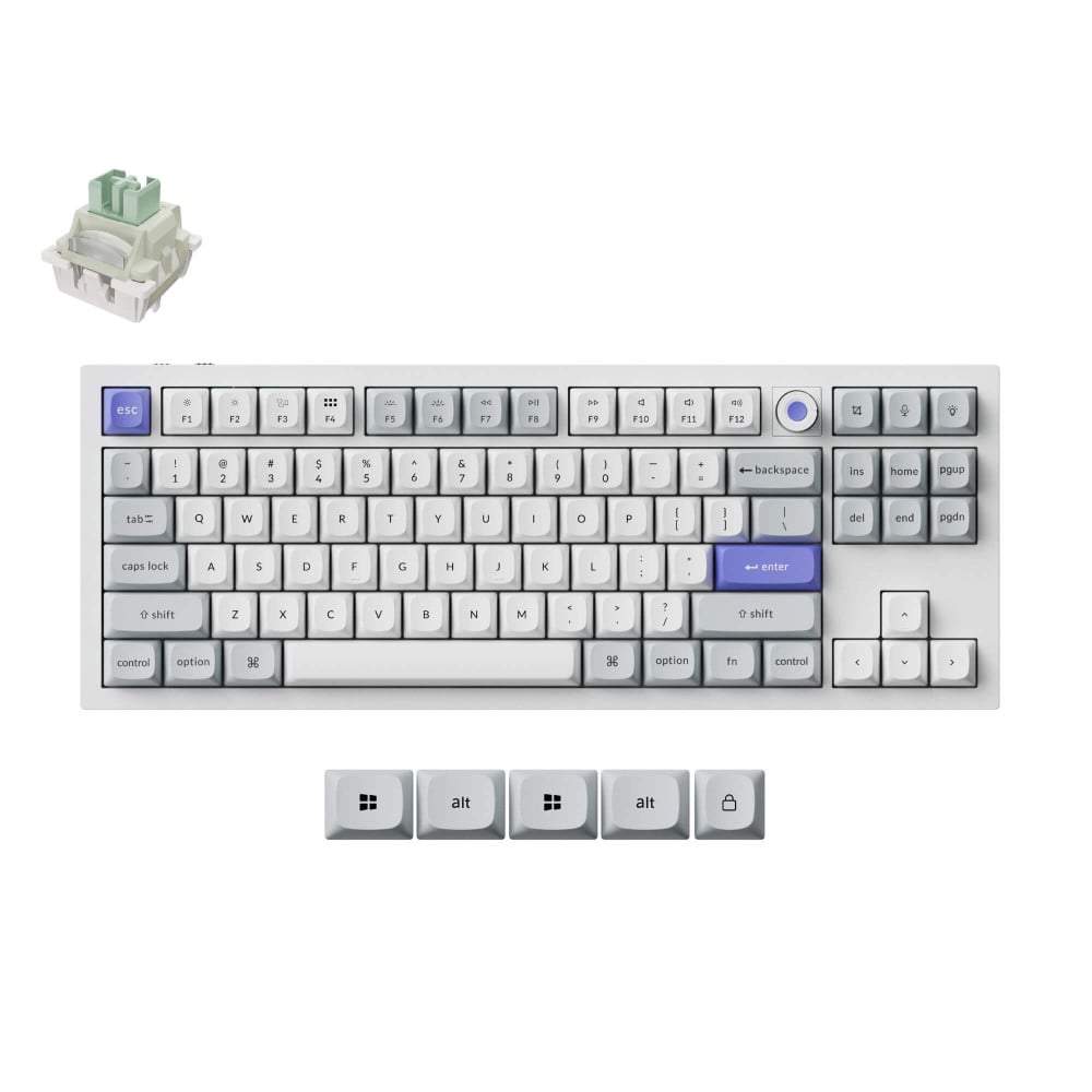 Keychron Q3 HE 8K White Magnetic Switch (US)