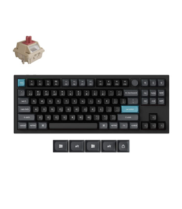 Keychron Q3 Ultra 8K sans fil ANSI-US avec interrupteur rouge Silk POM