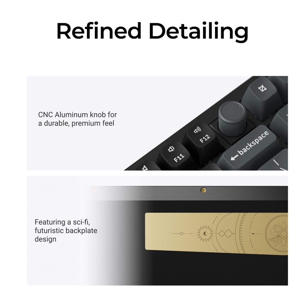 Keychron Q3 Ultra 8K Wireless ANSI-US with Silk POM Brown Switch