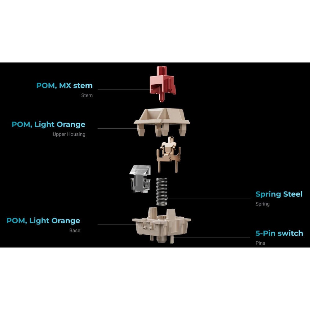 Keychron Q3 Ultra 8K Wireless ANSI-US with Silk POM Brown Switch