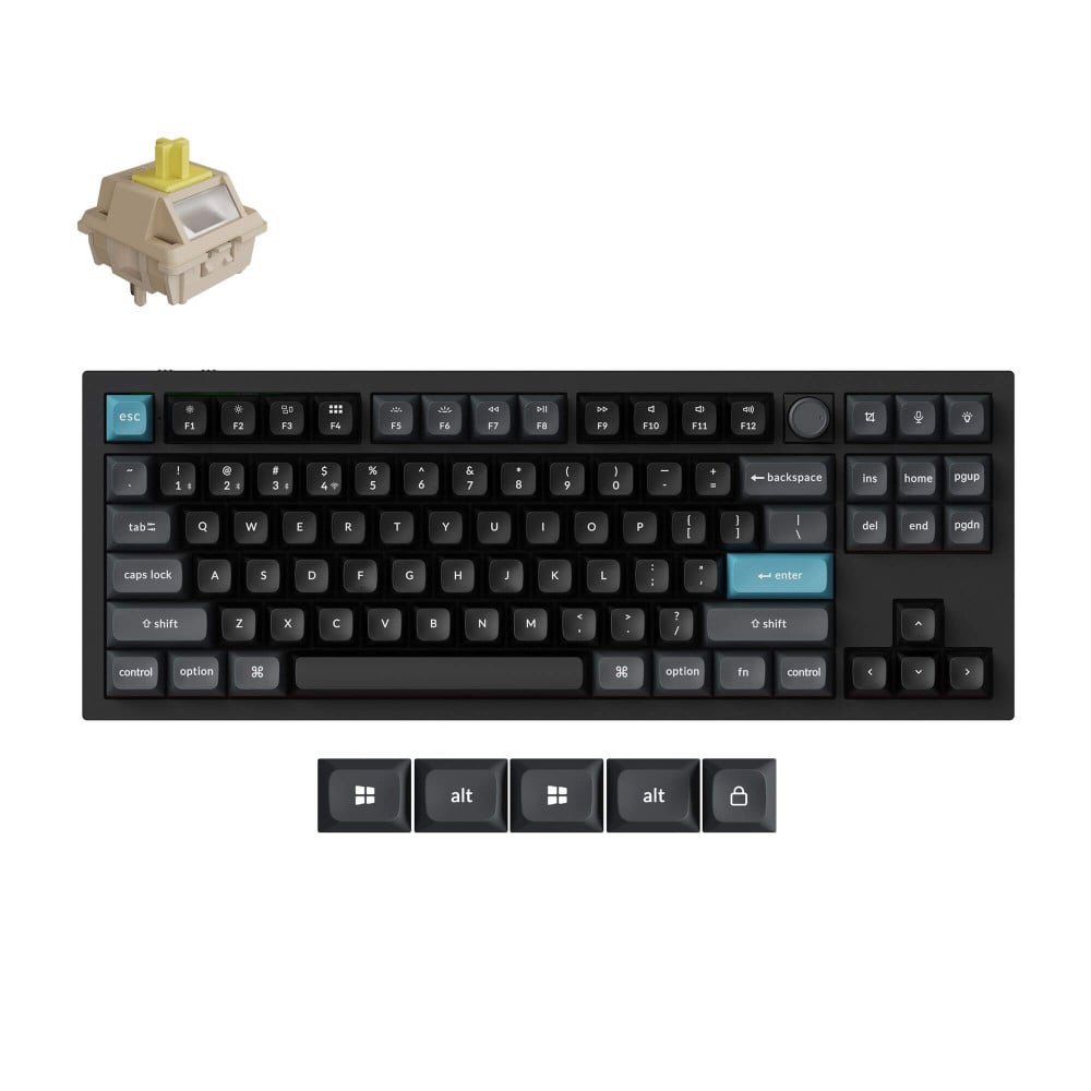 Keychron Q3 Ultra 8K Black Banana Switch (États-Unis)