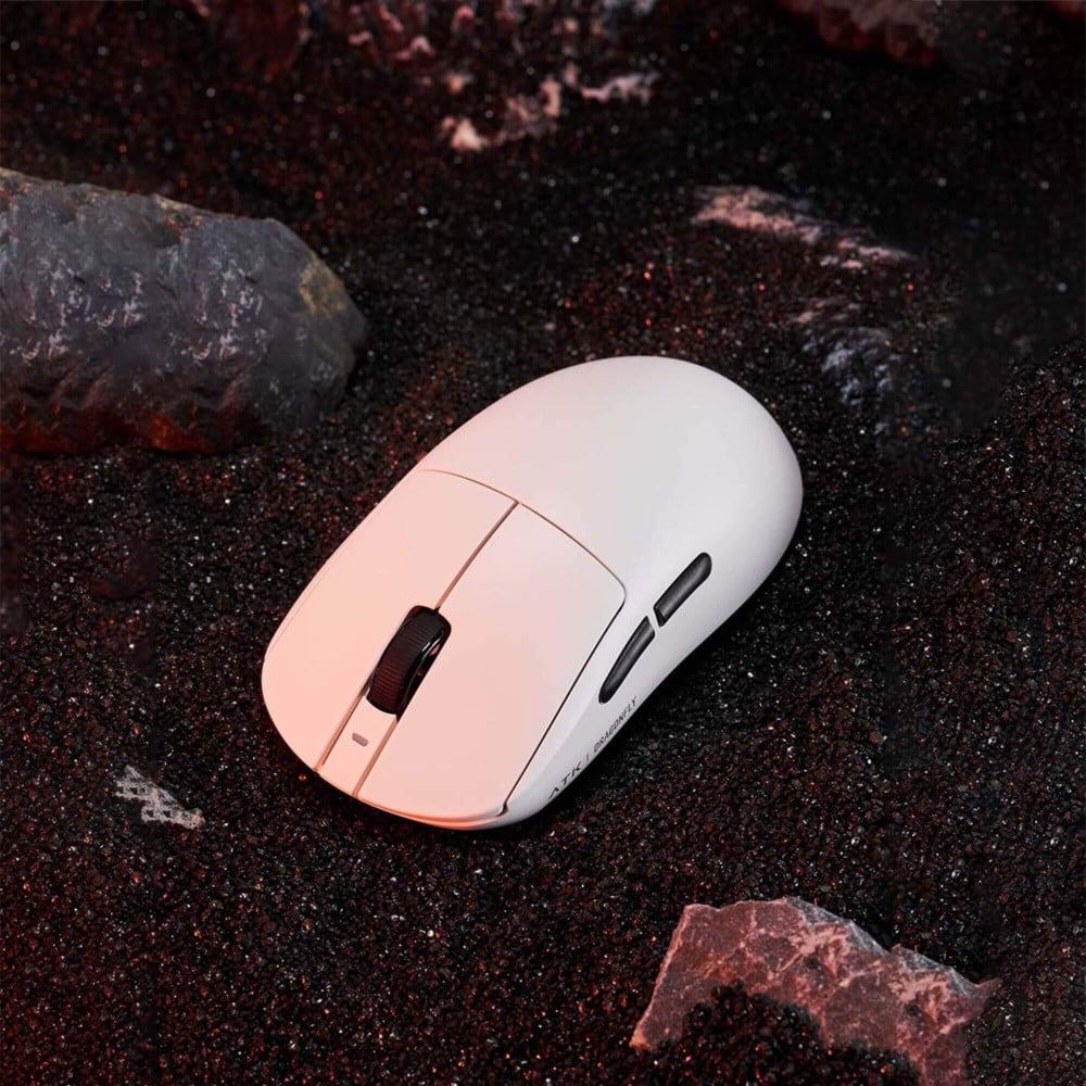 ATK Dragonfly A9 Plus V2 Lightweight Wireless Mouse White