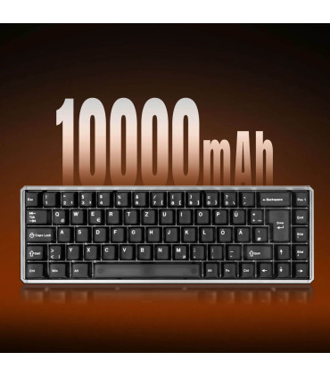 AKKO Clavier de jeu sans fil ANSI MOD68-HE à 8000 Hz
