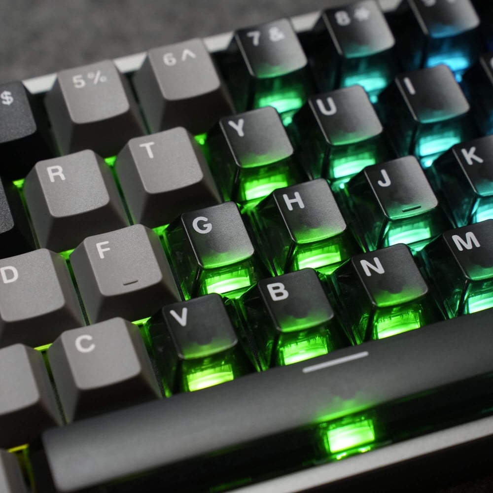 AKKO MOD68-HE Wireless Gradient Hybrid Black Transparent