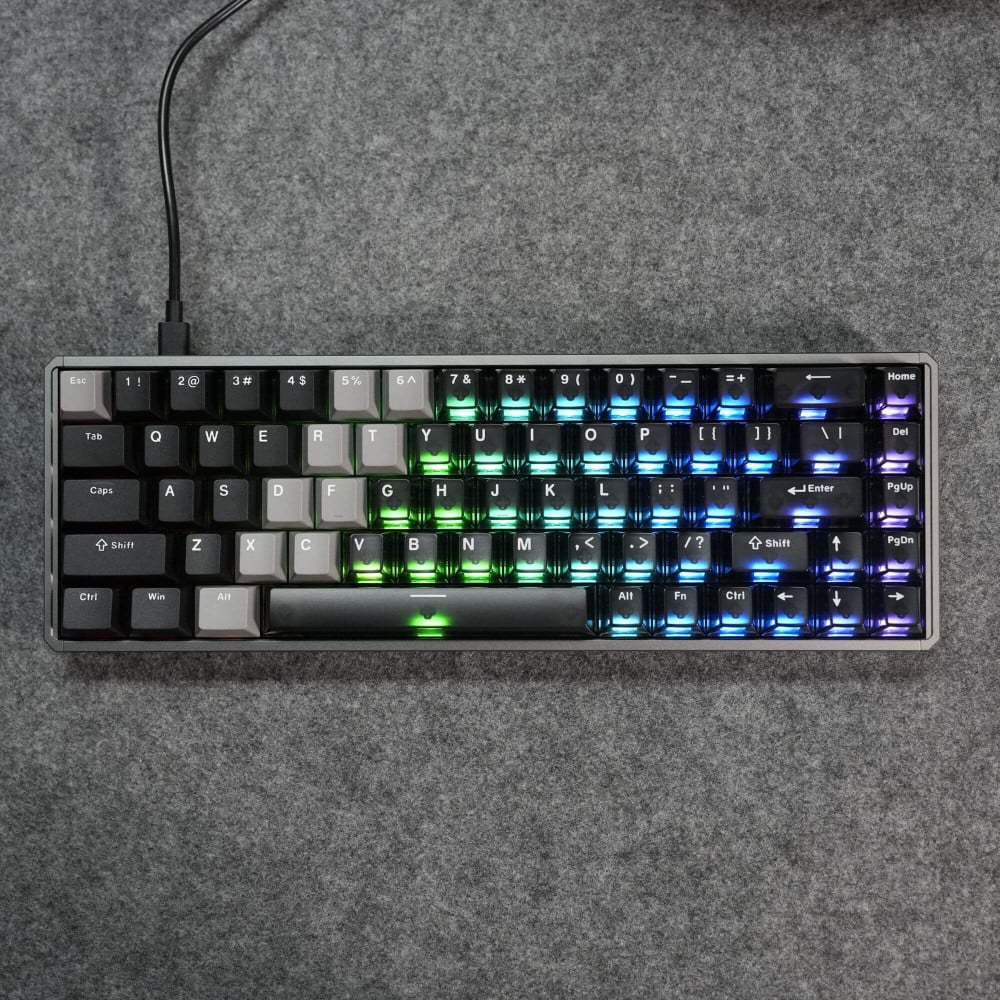 AKKO MOD68-HE Wireless Gradient Hybrid Black Transparent