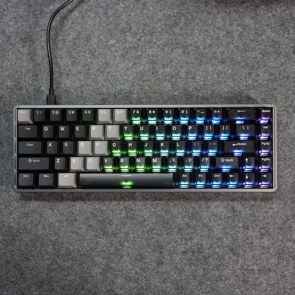 AKKO MOD68-HE Wireless Gradient Hybrid Black Transparent